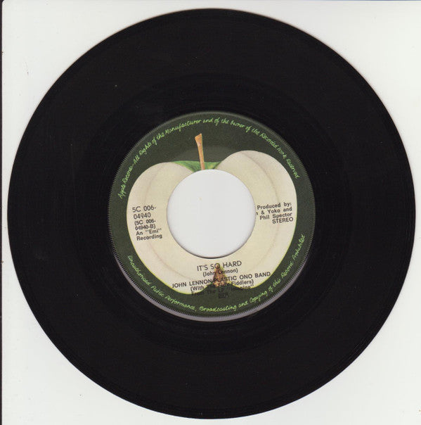 John Lennon - Plastic Ono Band* With The Flux Fiddlers : Imagine (7", Single, Lar)