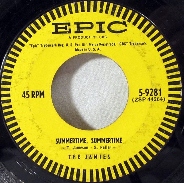 The Jamies : Summertime, Summertime / Searching For You (7", Single)