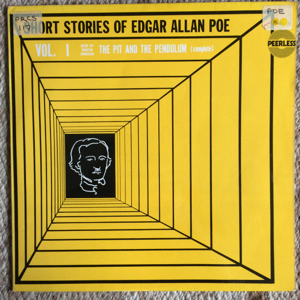 Edgar Allan Poe, Martin Donegan : Short Stories Of Edgar Allan Poe Vol. I The Pit and the Pendulum (complete) (LP, Album)