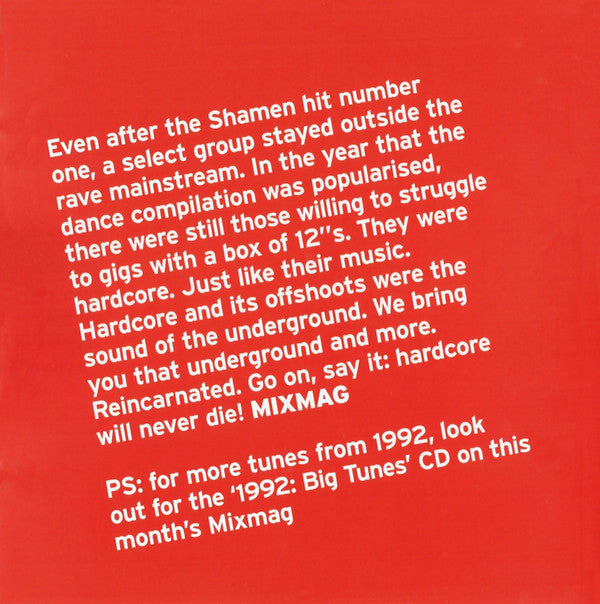 Various : I Love 1992 (Underground Anthems!) (CD, Mixed)