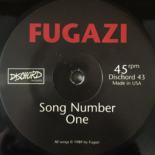 Fugazi : 3 Songs (7", EP, RE, $4 )
