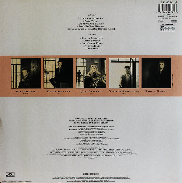 Shakatak : Turn The Music Up (LP, Album)