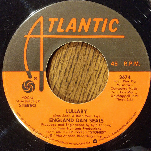Dan Seals : Late At Night / Lullaby (7", Single)