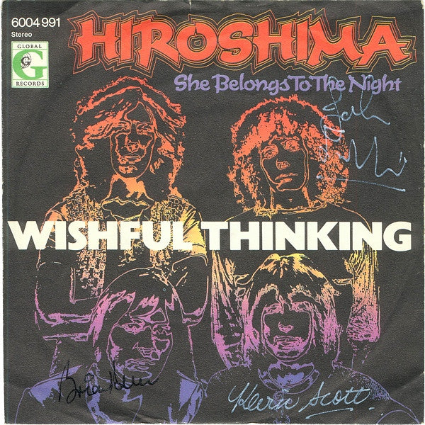 Wishful Thinking : Hiroshima (7", Single)