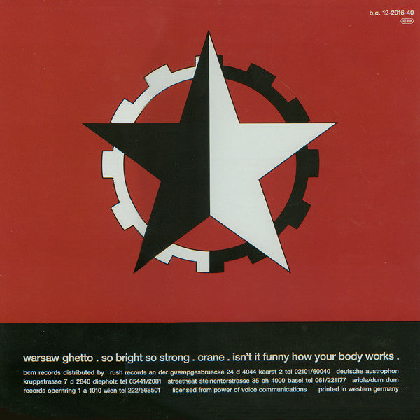 Nitzer Ebb : Warsaw Ghetto (12", Single, Ltd, Whi)