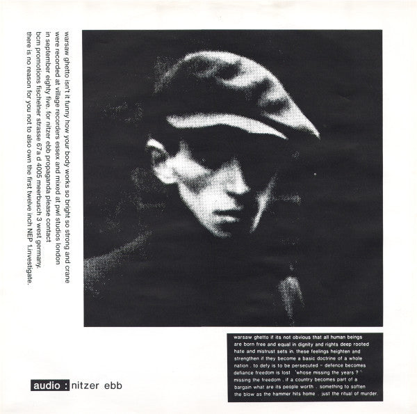 Nitzer Ebb : Warsaw Ghetto (12", Single, Ltd, Whi)