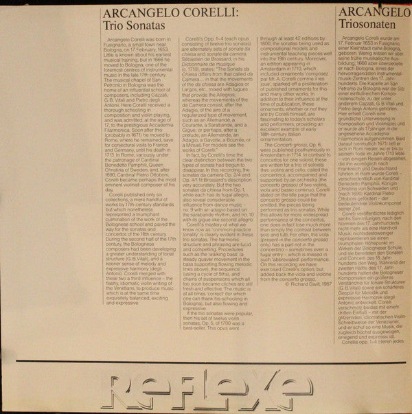 Arcangelo Corelli, London Baroque : Triosonaten • Trio Sonatas • Sonates En Trio (LP, Gat)