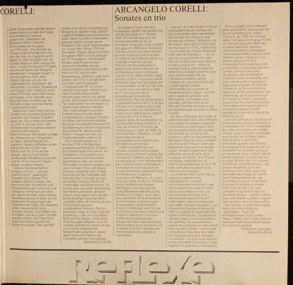 Arcangelo Corelli, London Baroque : Triosonaten • Trio Sonatas • Sonates En Trio (LP, Gat)