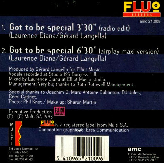 Marcia Johnson : Got To Be Special (CD, Single, Car)