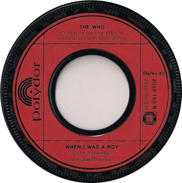 The Who : Let's See Action (7", Single)