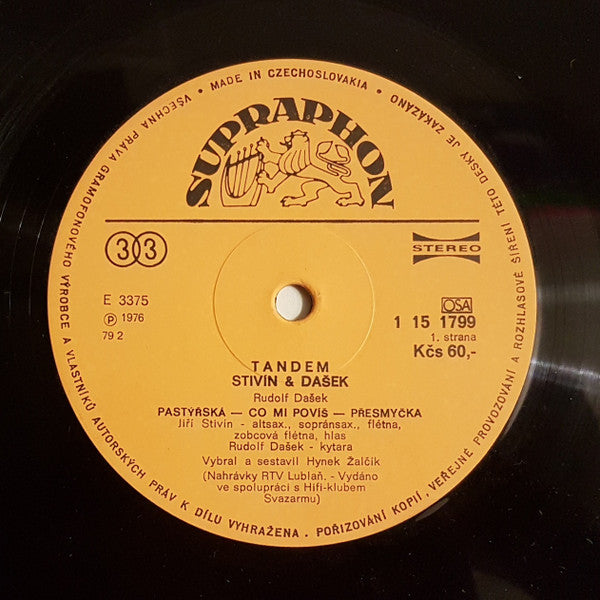 System Tandem Stivín & Dašek : Koncert V Lublani (LP, Album, RP)