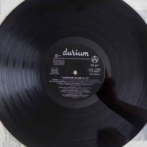 Various : Durium Club Numero 4 (LP, Comp)