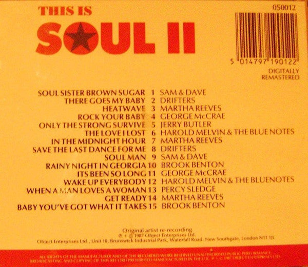 Various : This Is Soul II (CD, Comp, RM)