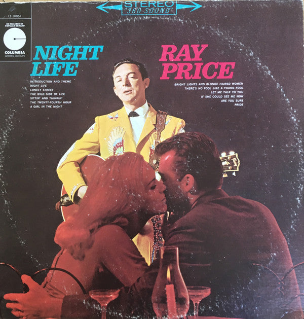Ray Price : Night Life (LP, Album, RE)