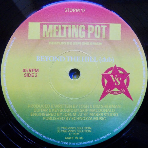 Melting Pot (5) Featuring Bim Sherman : Beyond The Hill (12")