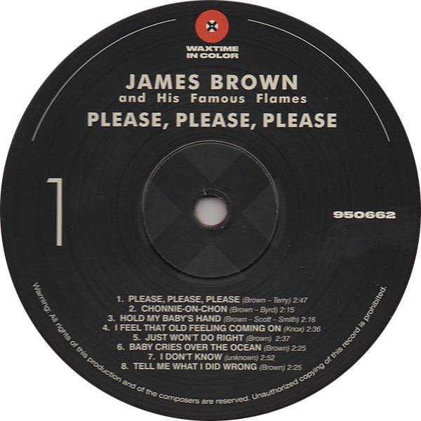 James Brown & The Famous Flames : Please Please Please (LP, Album, Ltd, RE, Red)