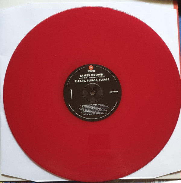 James Brown & The Famous Flames : Please Please Please (LP, Album, Ltd, RE, Red)
