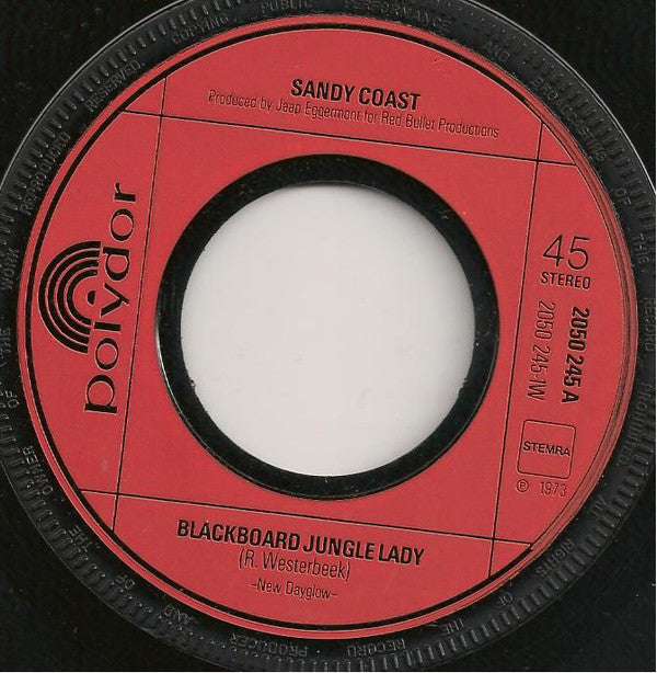 Sandy Coast : Blackboard Jungle Lady / Don't Get Me Wrong (7", Single)