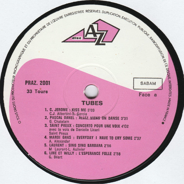 Various : Tubes (LP, Comp)