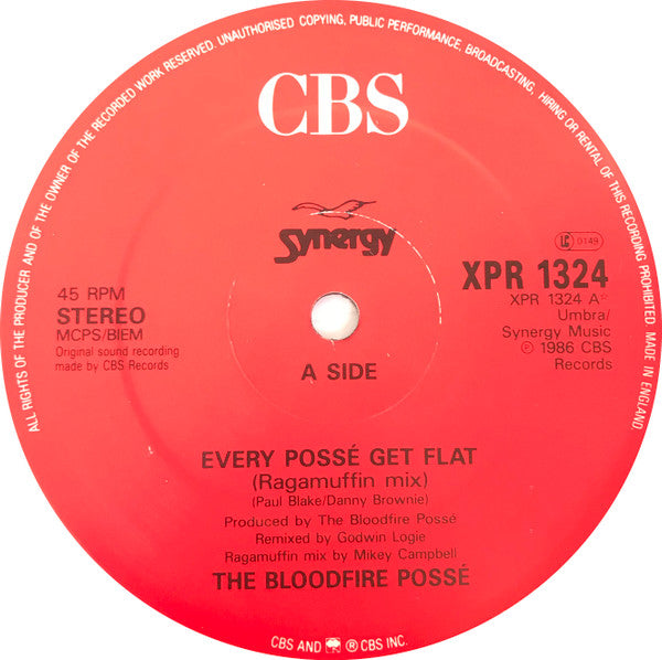 Bloodfire Possé : Every Possé Get Flat (12")