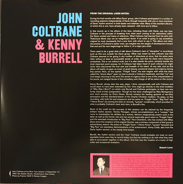 John Coltrane & Kenny Burrell : John Coltrane & Kenny Burrell (LP, Album, RE, 180)