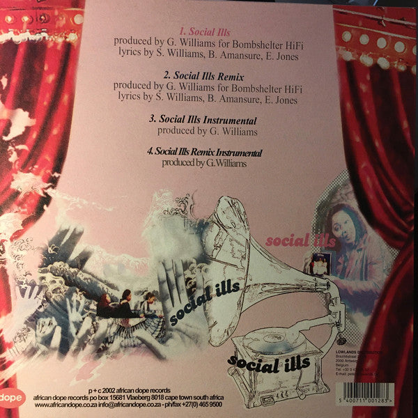 Godessa : Social Ills (12", Single)