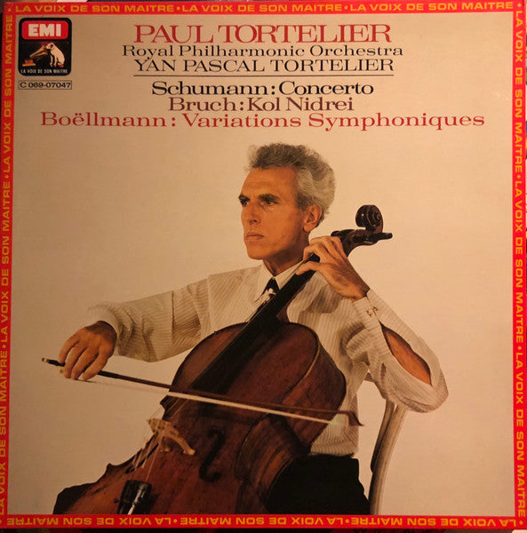 Paul Tortelier, Royal Philharmonic Orchestra, Yan Pascal Tortelier, Schumann* / Bruch*, Boëllmann* : Concerto / Kol Nidrei / Variations Symphoniques (LP, Album)