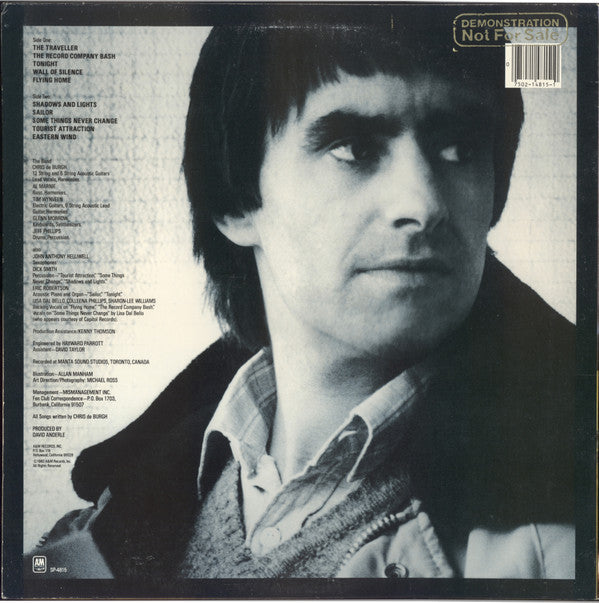 Chris de Burgh : Eastern Wind (LP, Album, X)