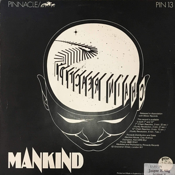 Mankind (3) : Chain Reaction / Funky Revolution (12", Maxi, Yel)