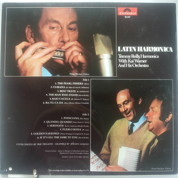 Tommy Reilly With Orchester Kai Warner : Latin Harmonica (LP, Album)