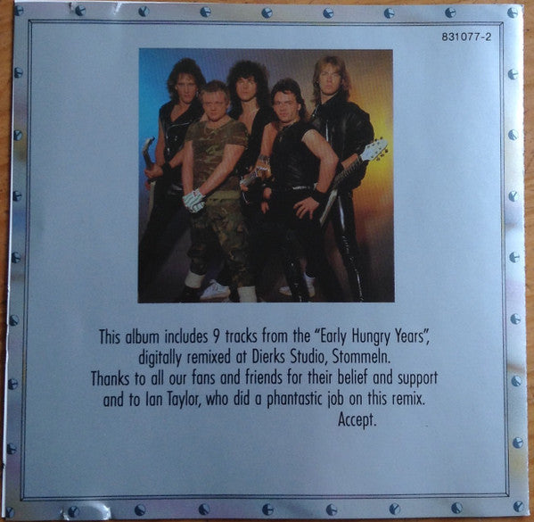 Accept : Hungry Years (CD, Comp, RP)