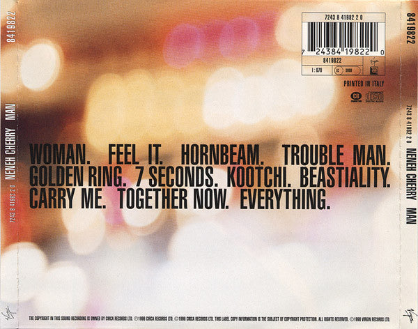 Neneh Cherry : Man (CD, Album)