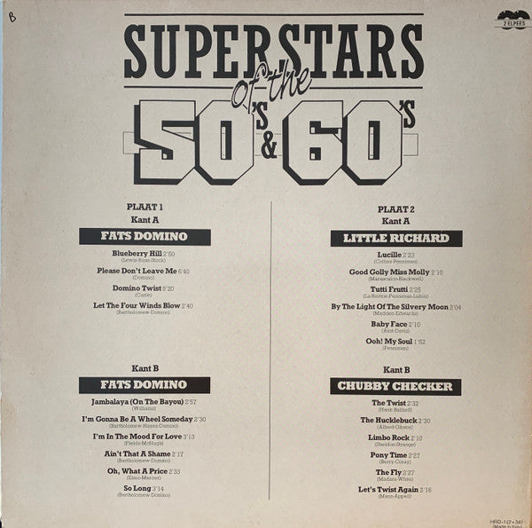 Various : Superstars Of The 50's & 60's (2xLP, Comp)