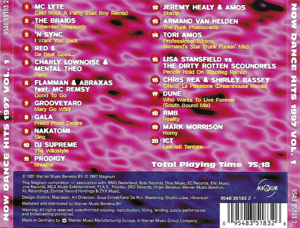 Various : Now Dance Hits 97 Volume 1 (CD, Comp)