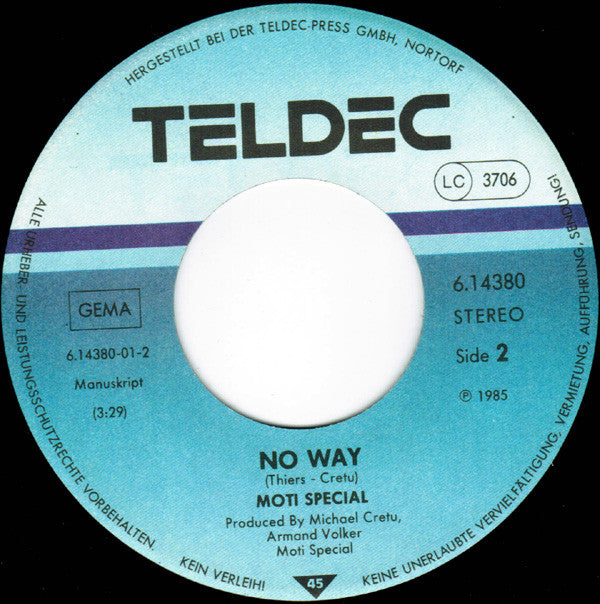 Moti Special : Don't Be So Shy (7", Single)