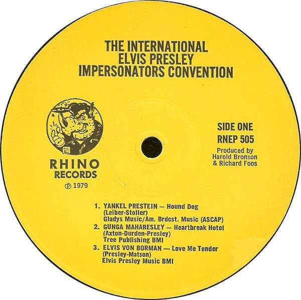 Various : The International Elvis Presley Impersonators Convention (LP, Album)