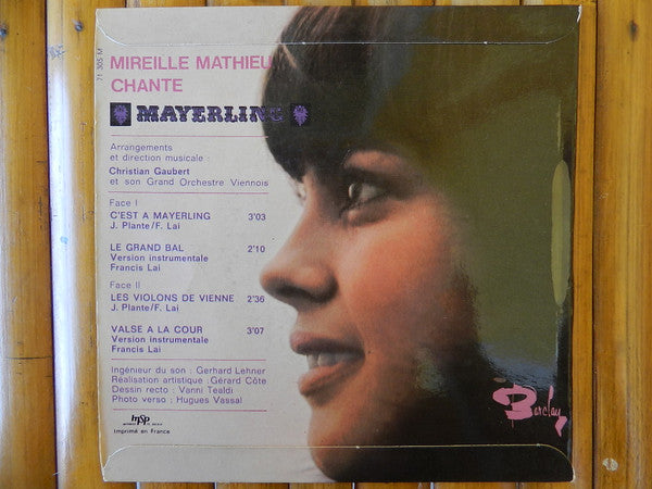 Mireille Mathieu : Mayerling (7", EP)