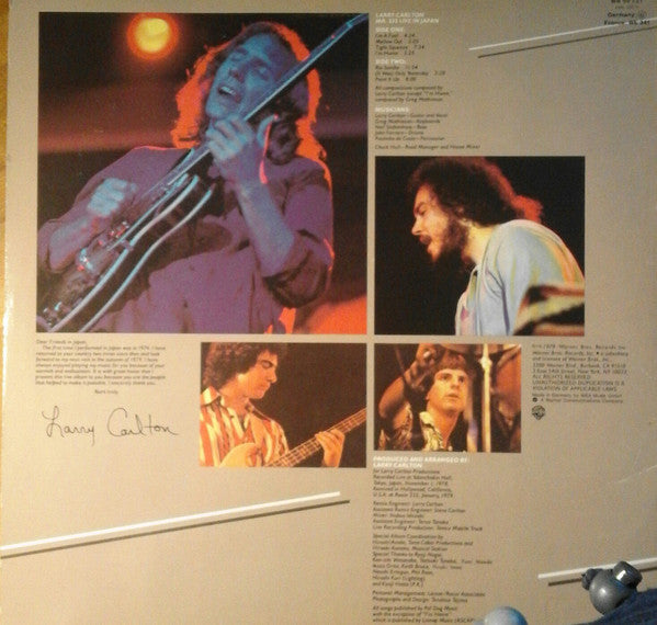 Larry Carlton : Mr. 335 - Live In Japan (LP, Album)