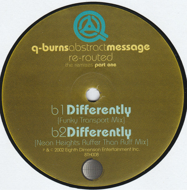 Q-Burns Abstract Message : Re-Routed (The Remixes Part One) (12")