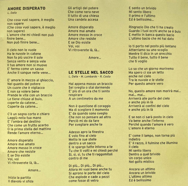 Lucio Dalla : Lucio (CD, Album, Copy Prot.)