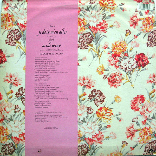 Niagara (2) : Je Dois M'En Aller (12", Maxi)