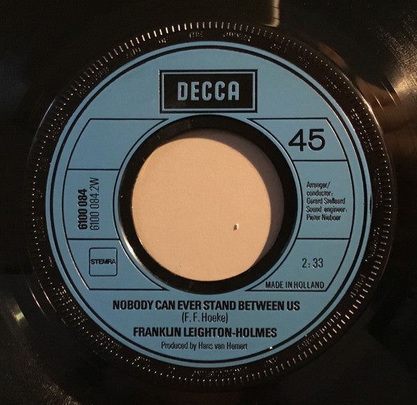 Franklin Leighton-Holmes : Just A Little Song (7", Single)