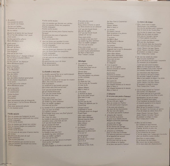 Guy Béart : Les Nouvelles Chansons (LP, Album, Gat)