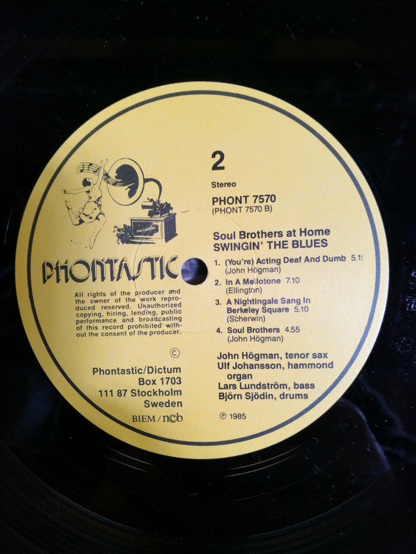 Soul Brothers At Home : Swingin' The Blues (LP, Album)