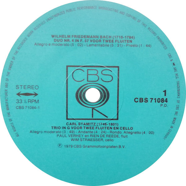 Paul Verhey / Rien De Reede : Paul Verhey En Rien De Reede (LP)