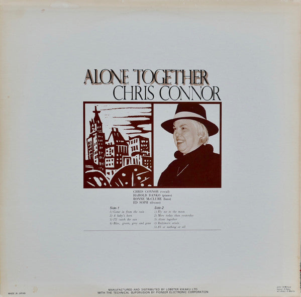 Chris Connor : Alone Together (LP, Dir)