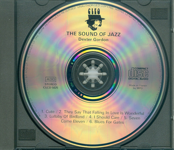 Dexter Gordon : The Sound Of Jazz: Dexter Gordon (CD, Album, Comp)