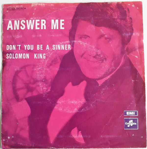 Solomon King : Answer Me (7", Single)