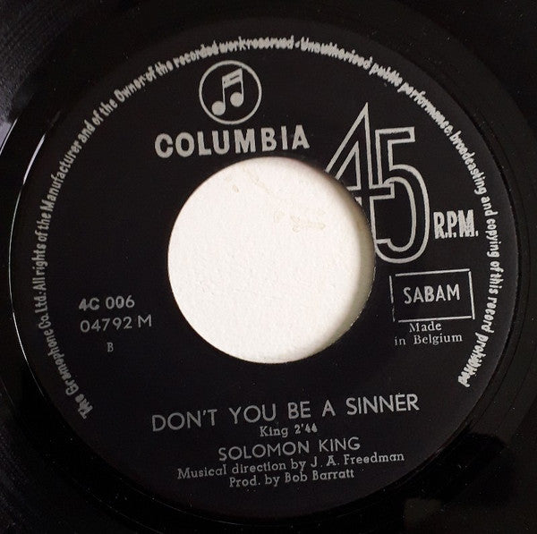 Solomon King : Answer Me (7", Single)