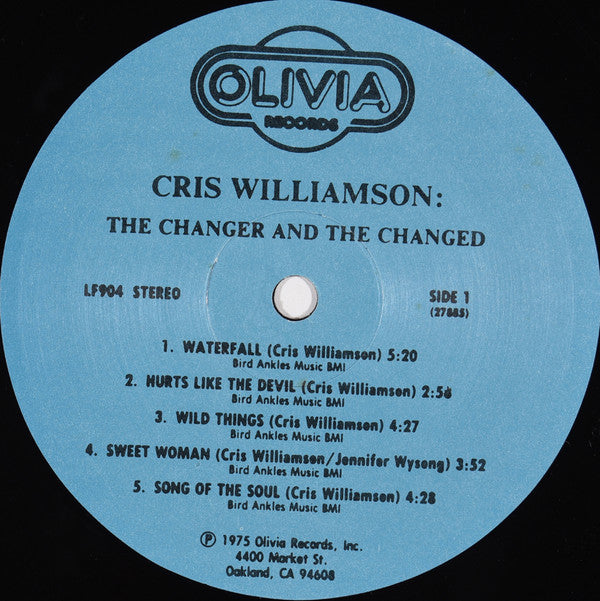 Cris Williamson : The Changer And The Changed (LP, RE)